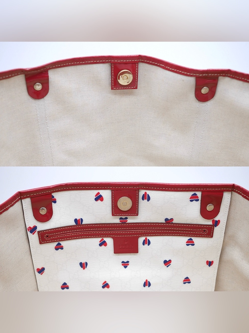 🍓GUCCI PVC Heart Shoulder Bag - Picture 7 of 13
